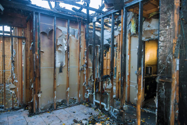 Professional Soot Cleanup technician working in Hallsville, MO